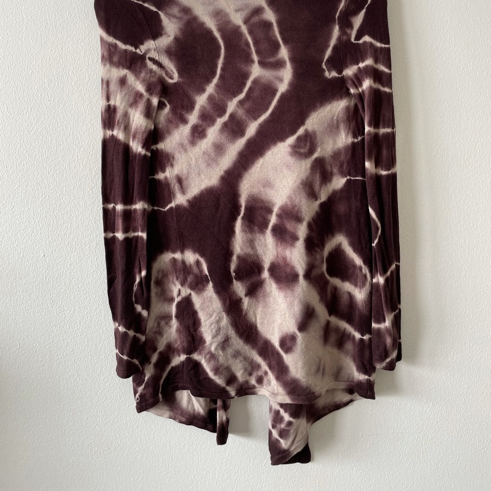 Lowered! 💥 TJ Maxx Brown Tie Dyed Boho Shawl - Picture 5 of 5